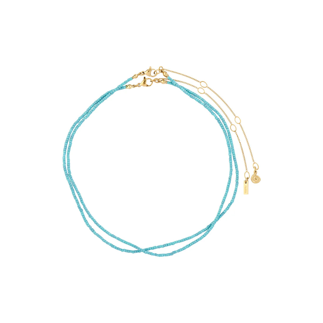 PILGRIM - HAZE NECKLACES 2-IN-1 SET, BLUE/GOLD-PLATED
- GOLD PLATED