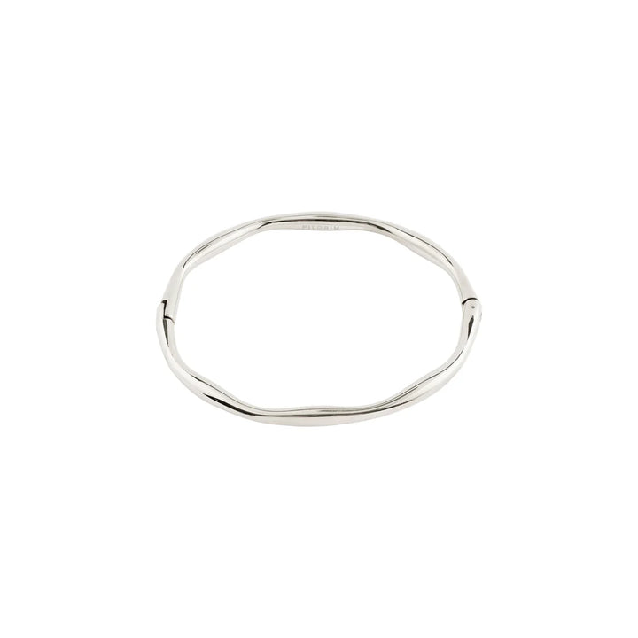 PILGRIM - HAZE BANGLE SILVER-PLATED