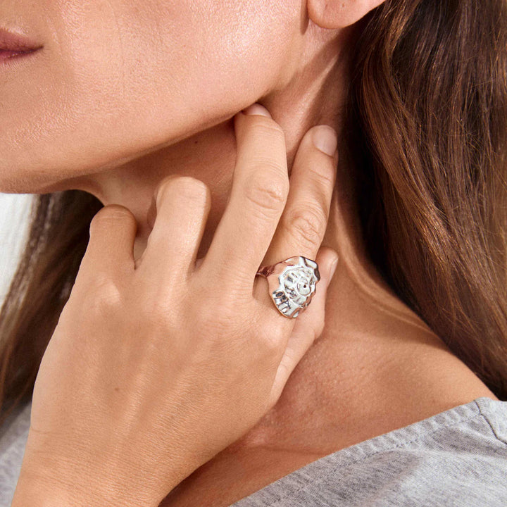 PILGRIM - HAZE RING SILVER-PLATED - SILVER PLATED