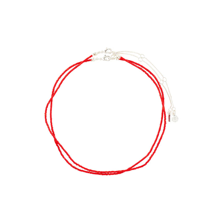 PILGRIM - HAZE NECKLACES 2-IN-1 SET, RED/SILVER-PLATED
- SILVER PLATED