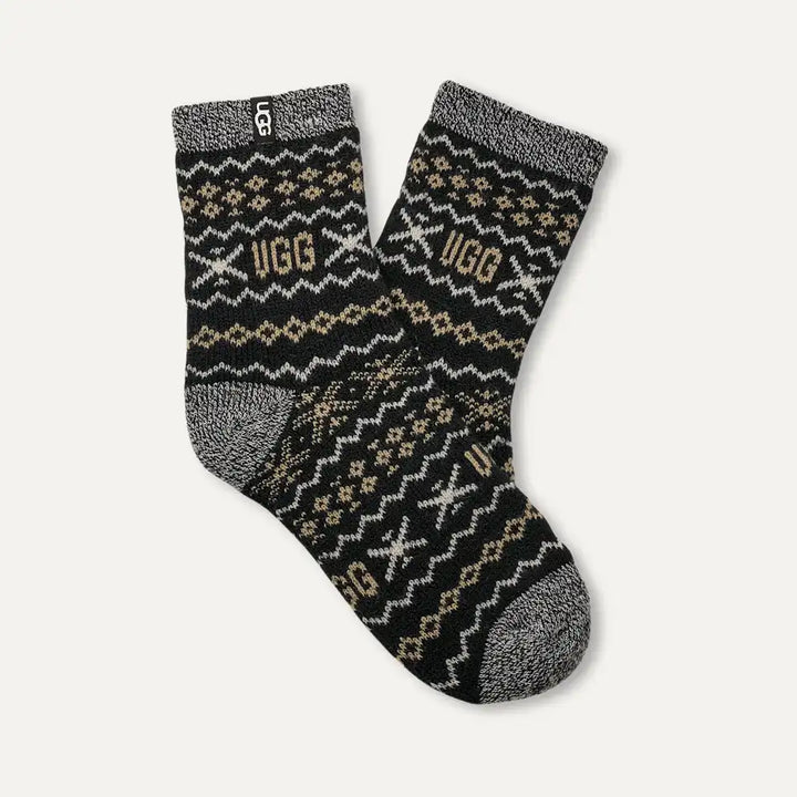 UGG- WOMEN'S CRESSIDA COZY QUARTER SOCK