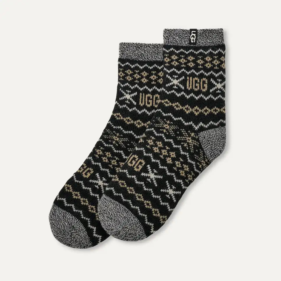 UGG- WOMEN'S CRESSIDA COZY QUARTER SOCK
