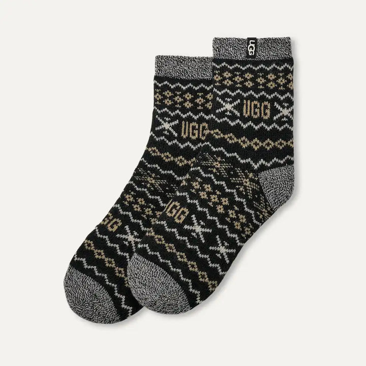 UGG- WOMEN'S CRESSIDA COZY QUARTER SOCK