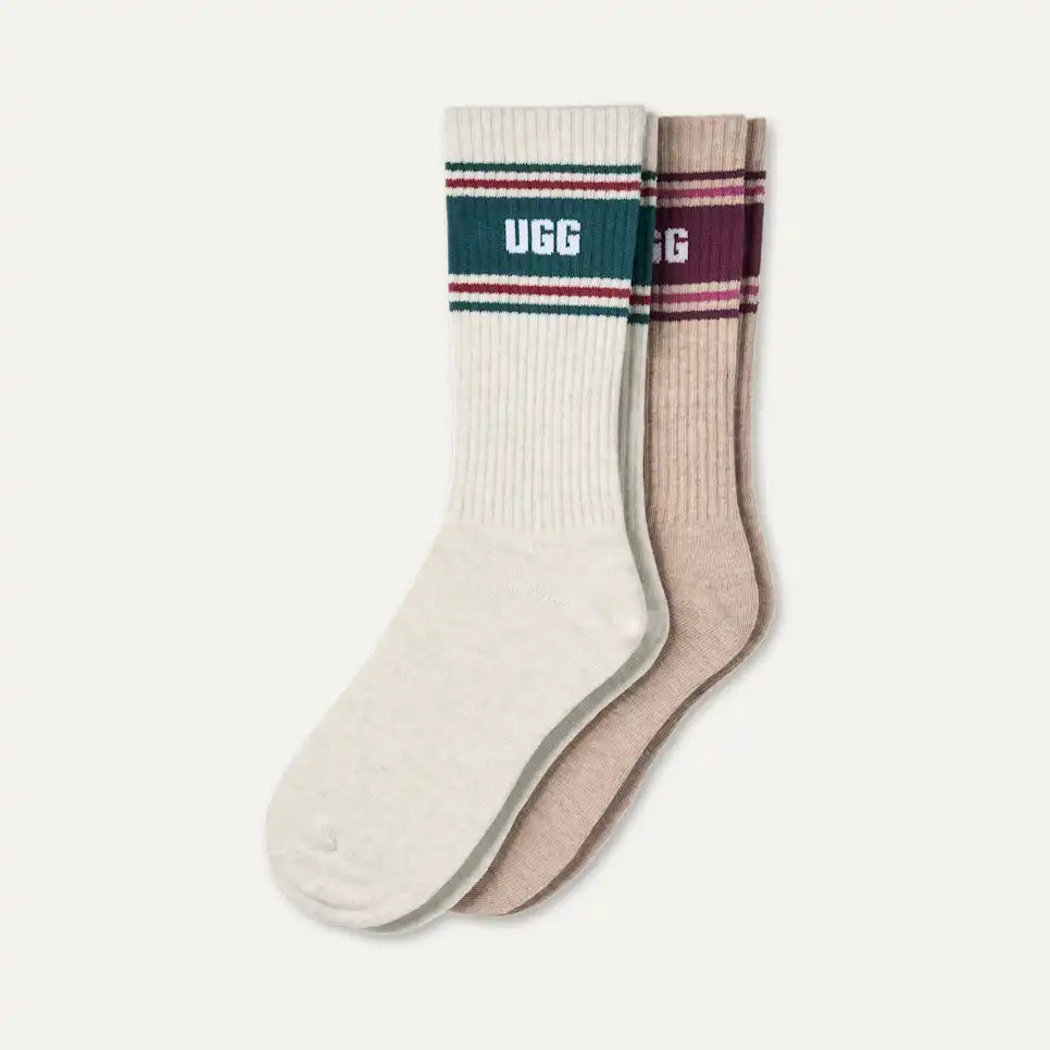 UGG - JEDLYN VARSITY CREW SOCK 2 PACK