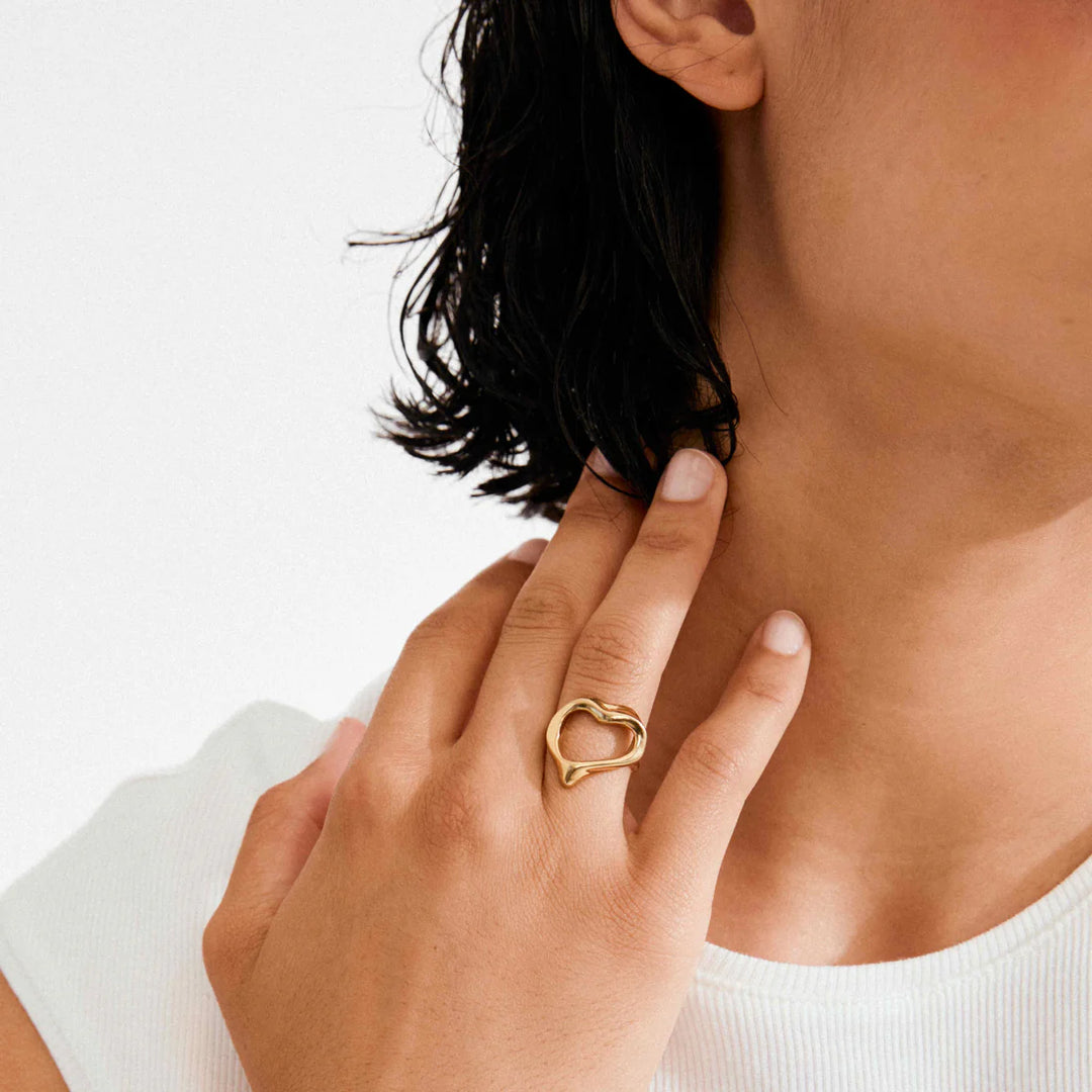 PILGRIM - (W) Ring : Iris : Gold Plated - Gold Plated