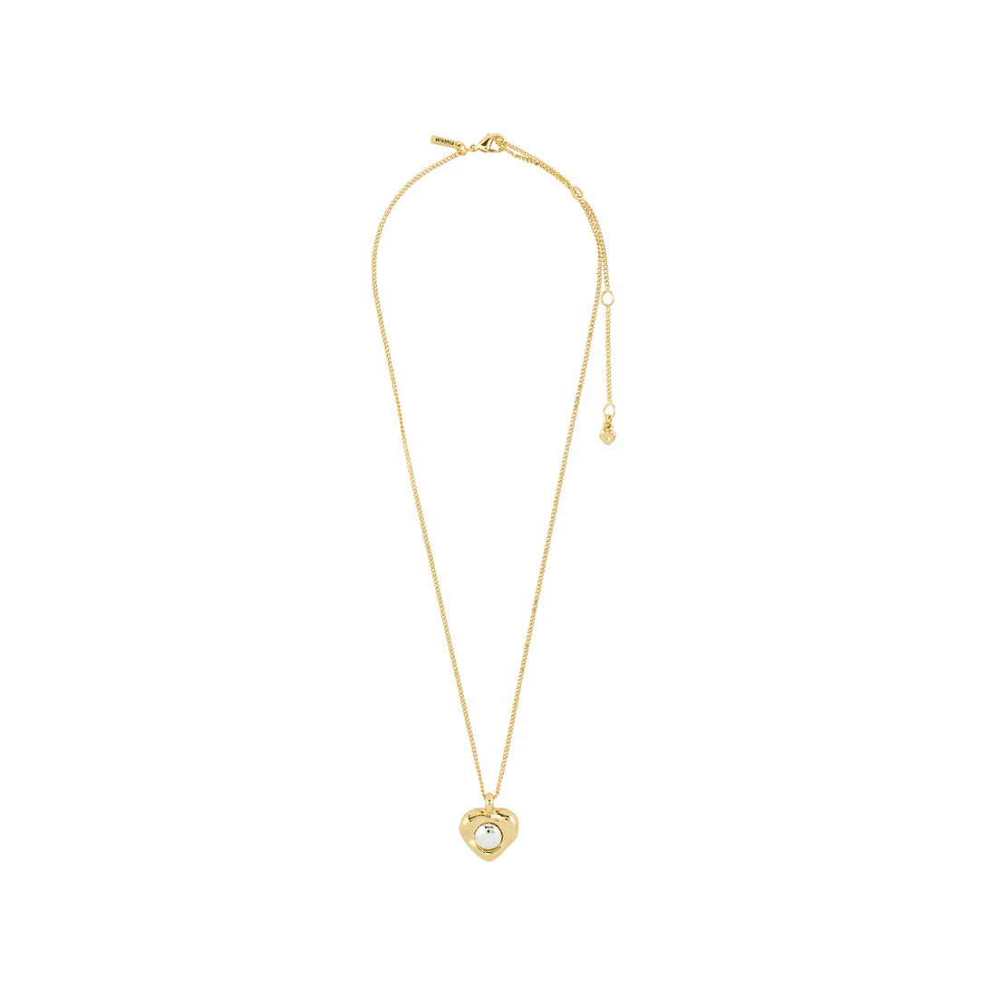 PILGRIM - NOVA HEART NECKLACE GOLD-PLATED