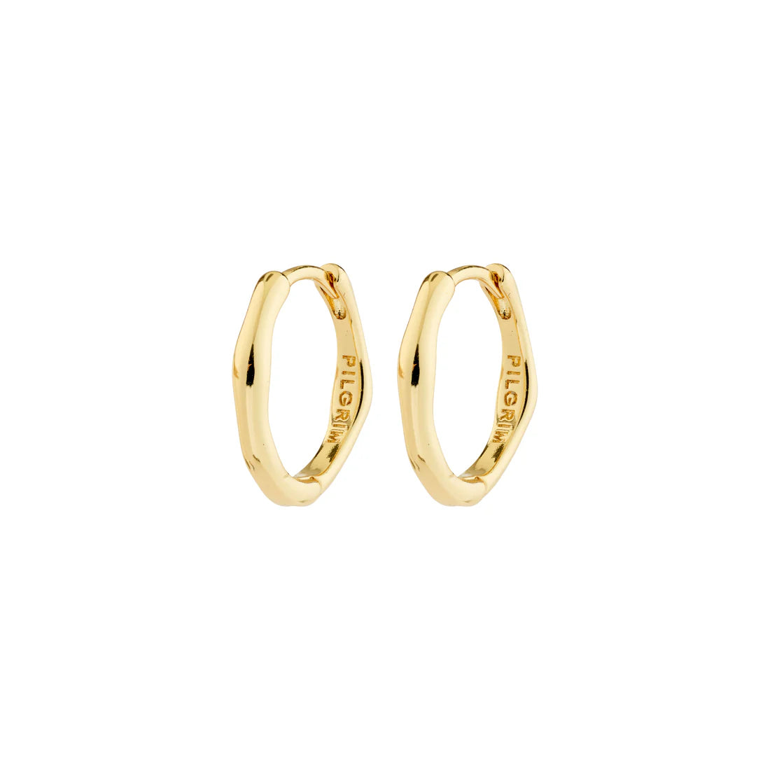 PILGRIM - NOVA HOOP EARRINGS GOLD-PLATED