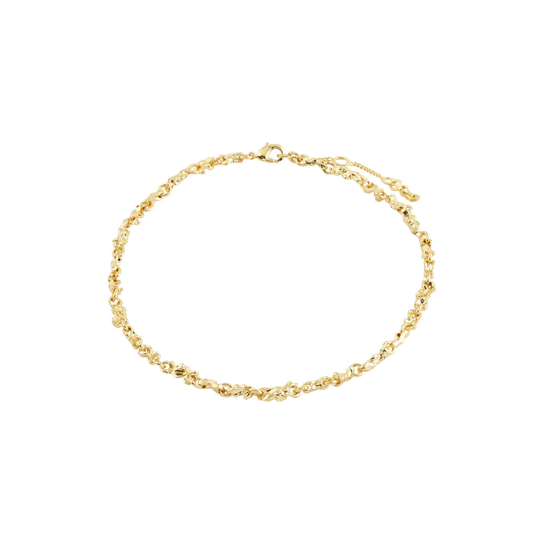 PILGRIM - NOVA ANKLE CHAIN GOLD-PLATED