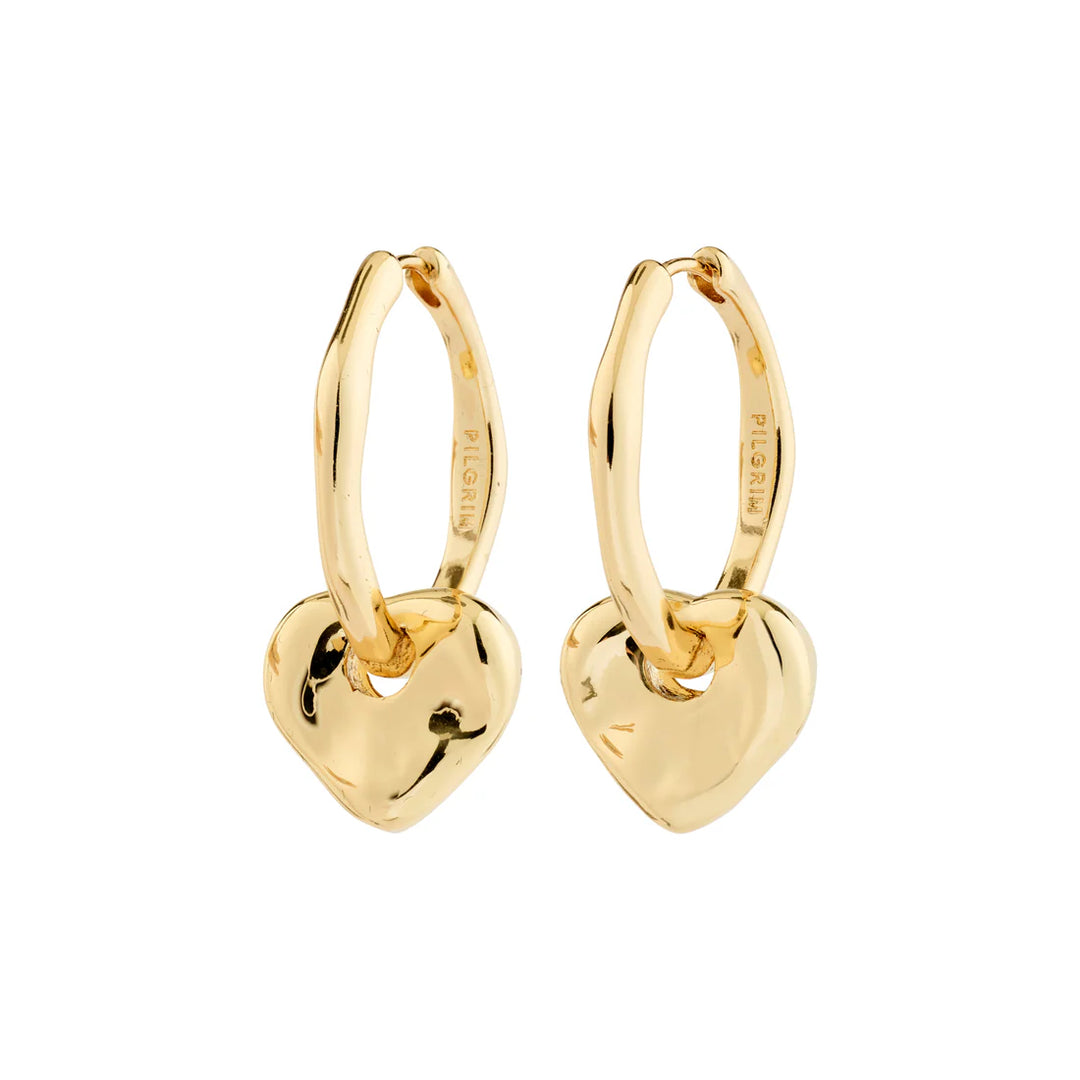 PILGRIM - NOVA EARRINGS GOLD-PLATED