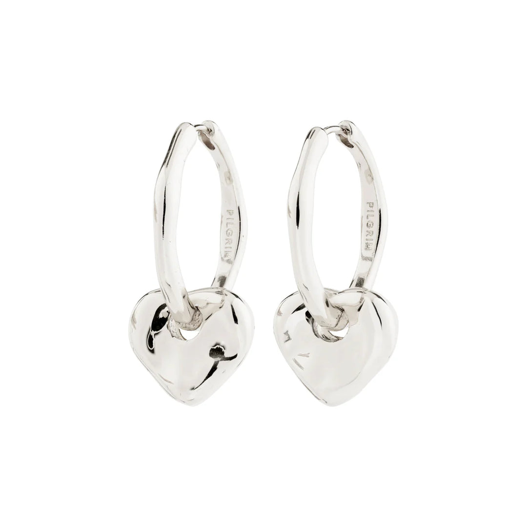 PILGRIM - NOVA EARRINGS SILVER-PLATED