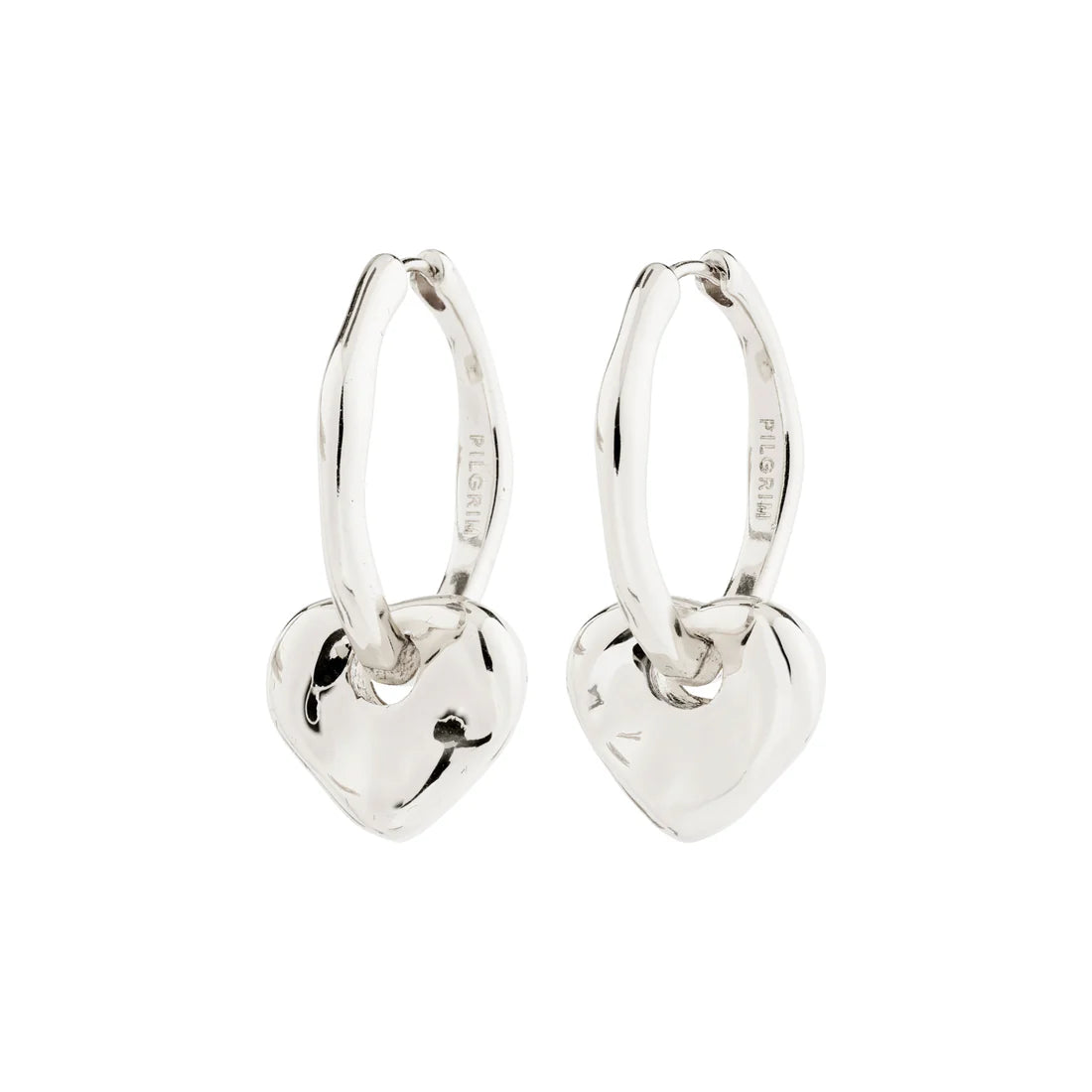 PILGRIM - NOVA EARRINGS SILVER-PLATED