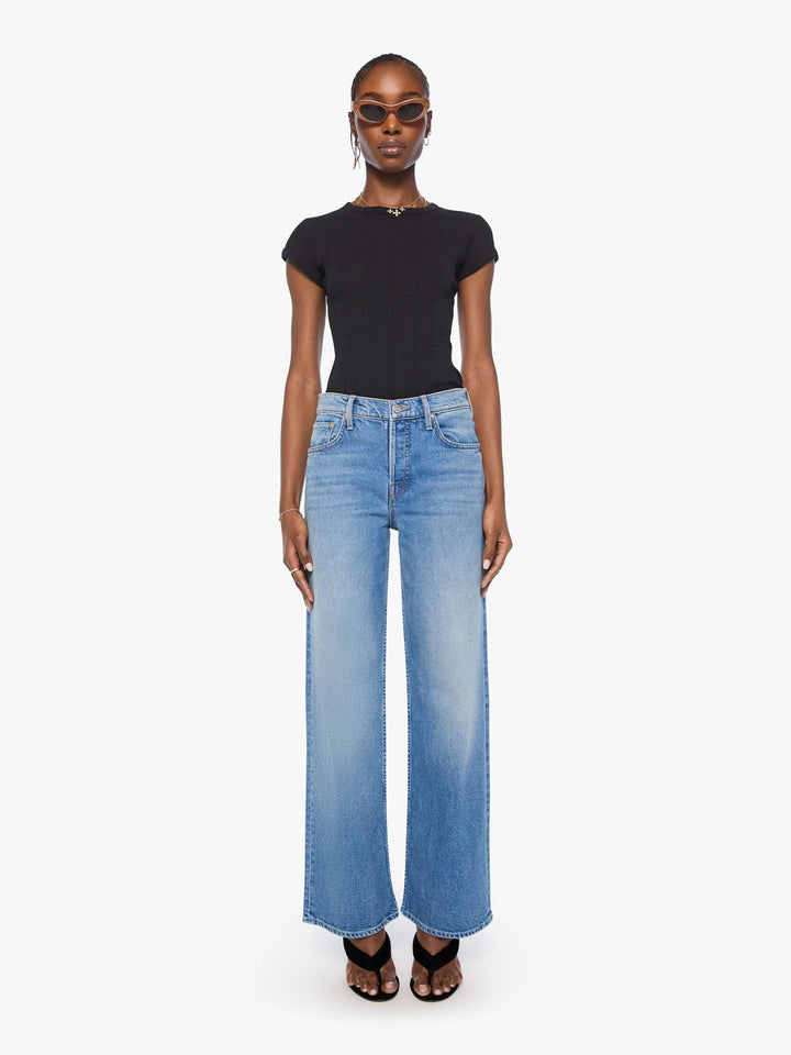 MOTHER - THE RERUN ZIP SKIMP DENIM