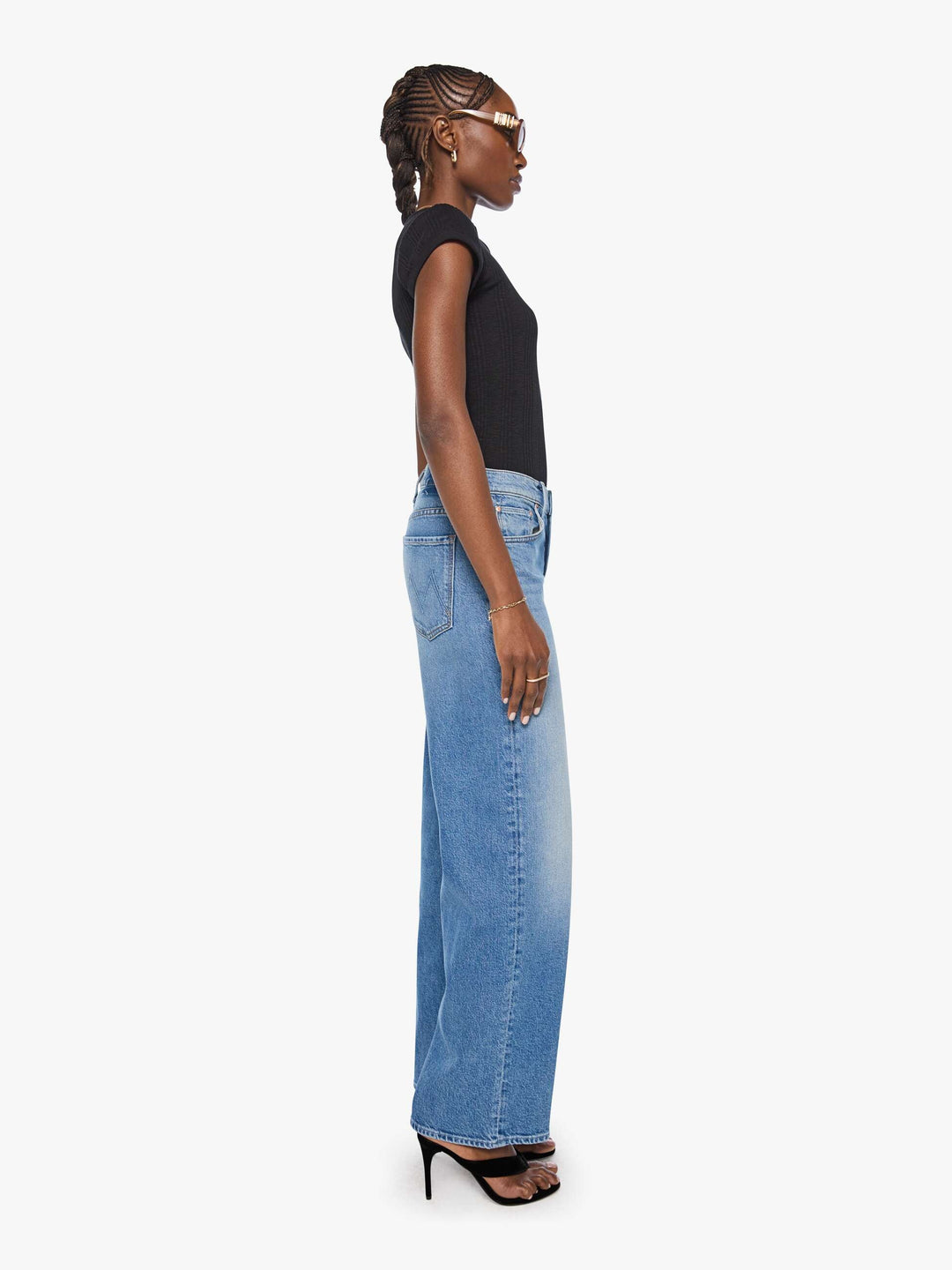 MOTHER - THE RERUN ZIP SKIMP DENIM
