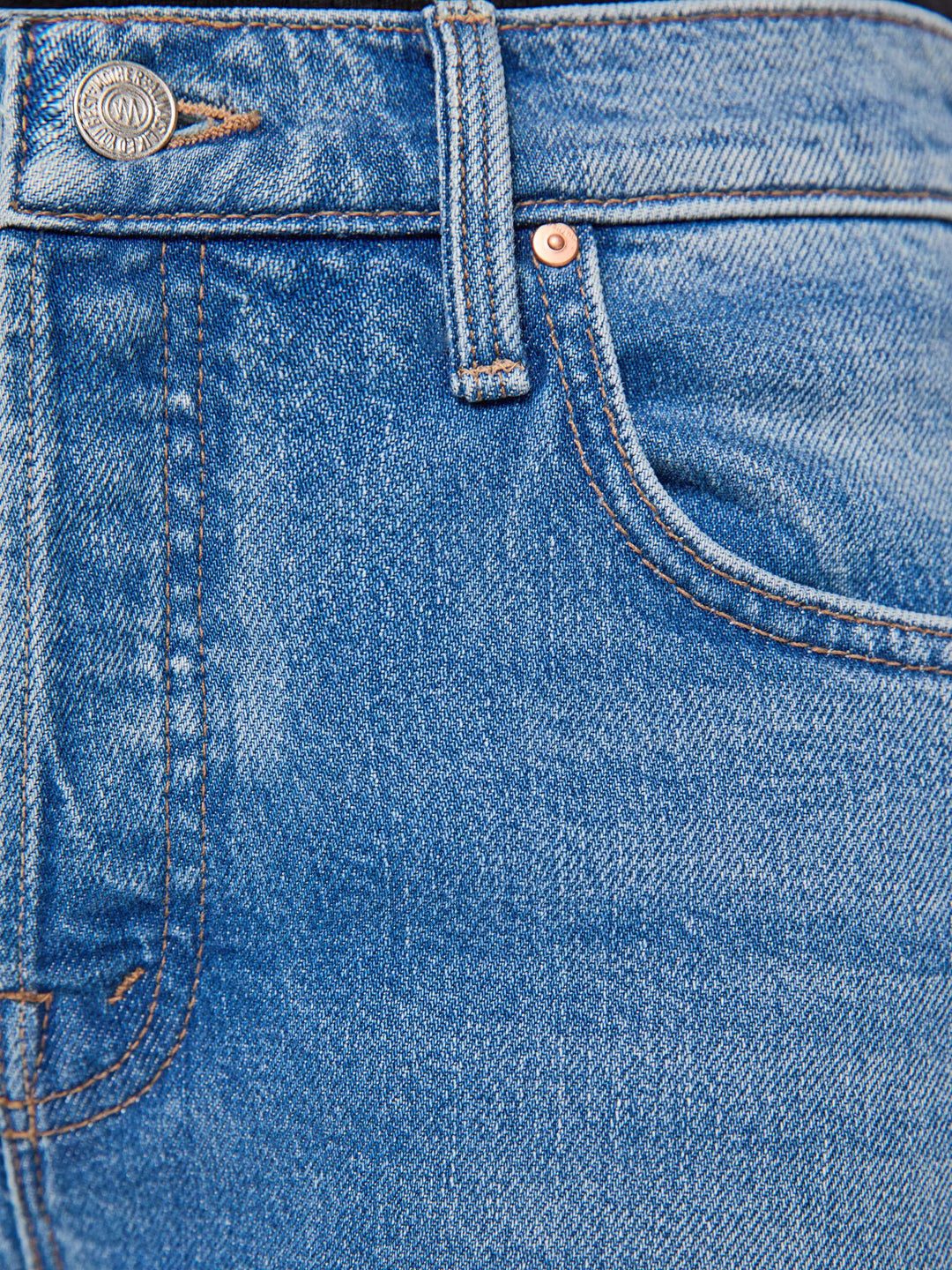 MOTHER - THE RERUN ZIP SKIMP DENIM