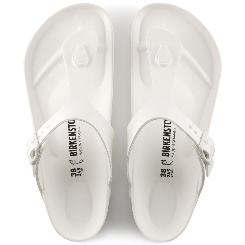 BIRKENSTOCK- UNISEX GIZEH EVA SANDAL WHITE