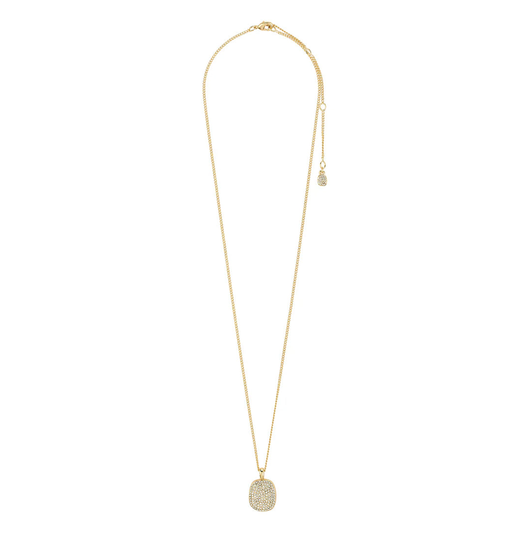 PILGRIM - Necklace : Ember : Gold Plated : Crystal - Gold Plated