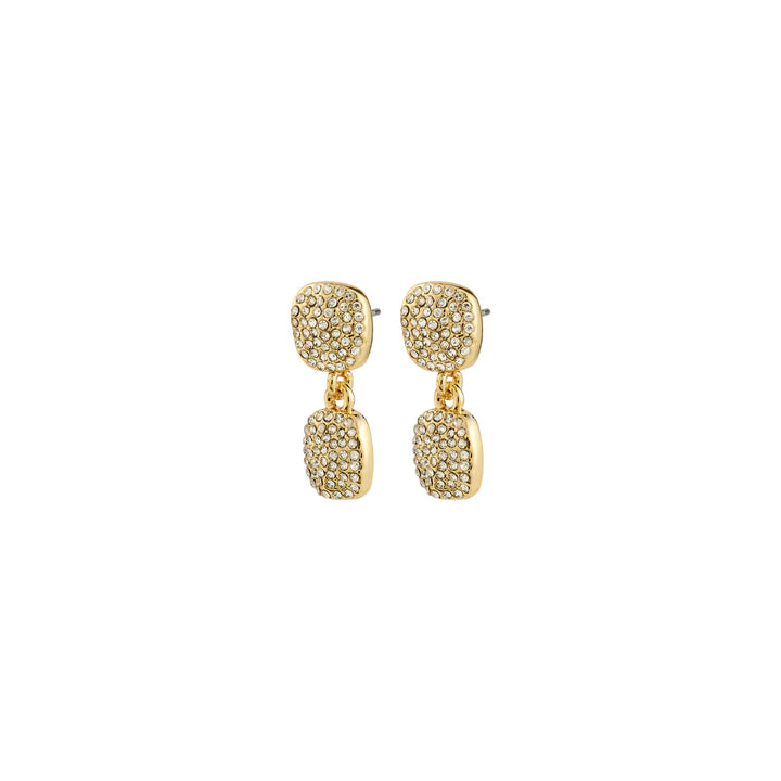 PILGRIM - (W) Earrings : Ember : Gold Plated : Crystal - Gold Plated