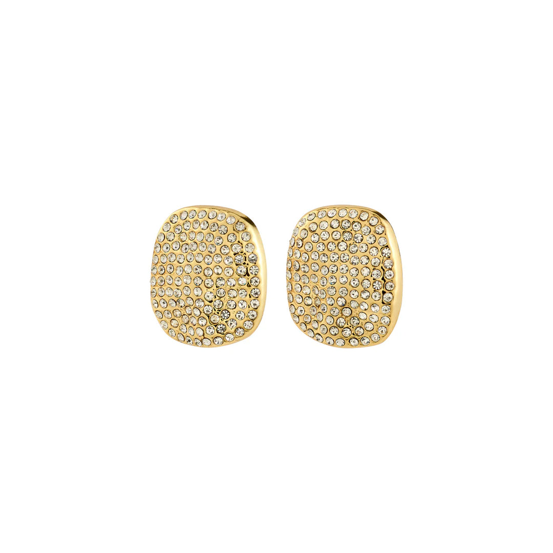 PILGRIM - Earrings : Ember : Gold Plated : Crystal - Gold Plated