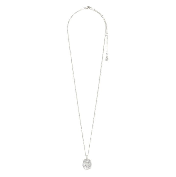 PILGRIM -  Necklace : Ember : Silver Plated : Crystal - Silver Plated