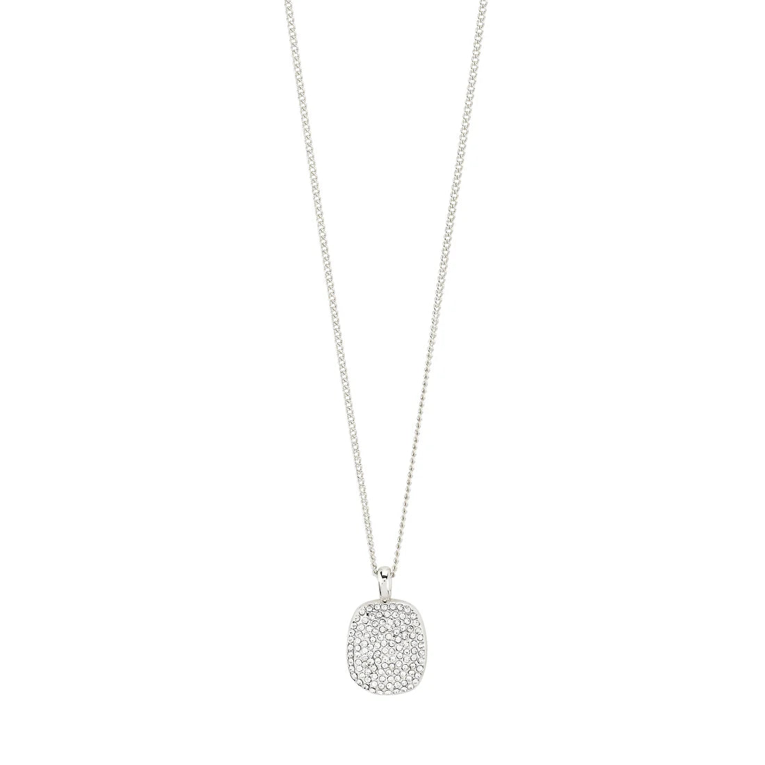 PILGRIM -  Necklace : Ember : Silver Plated : Crystal - Silver Plated