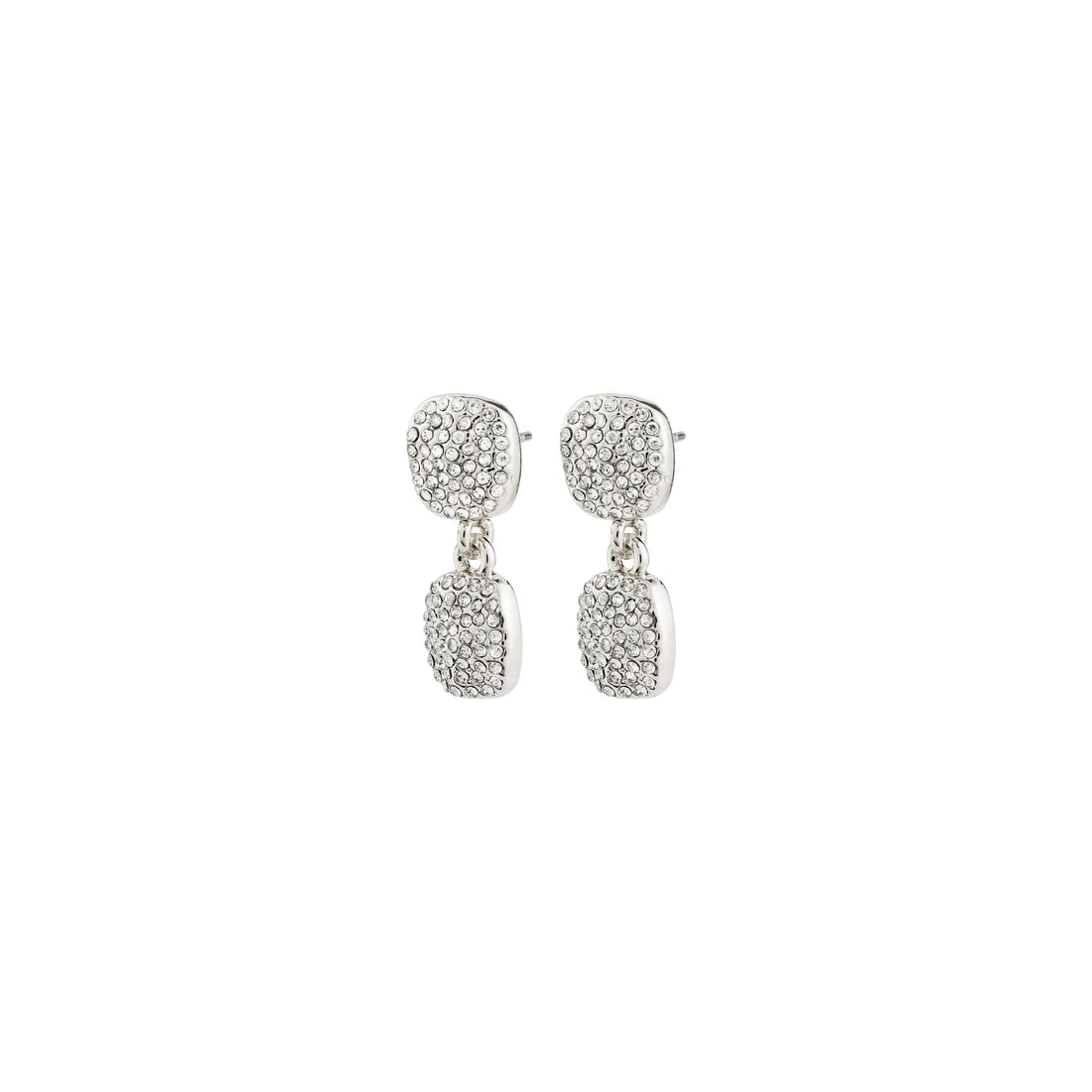 PILGRIM - (W) Earrings : Ember : Silver Plated : Crystal - Silver Plated