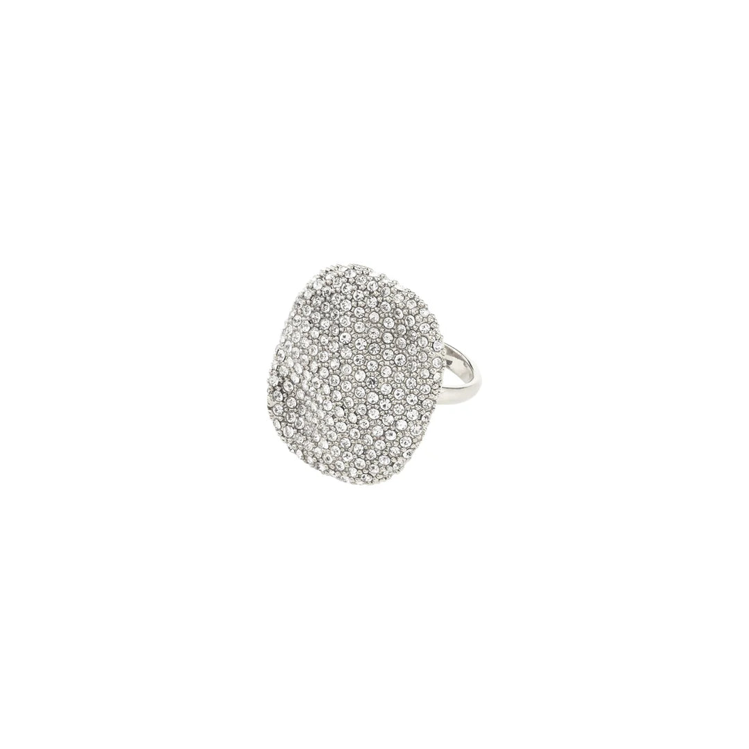 PILGRIM -  Ring : Ember : Silver Plated : Crystal - Silver Plated