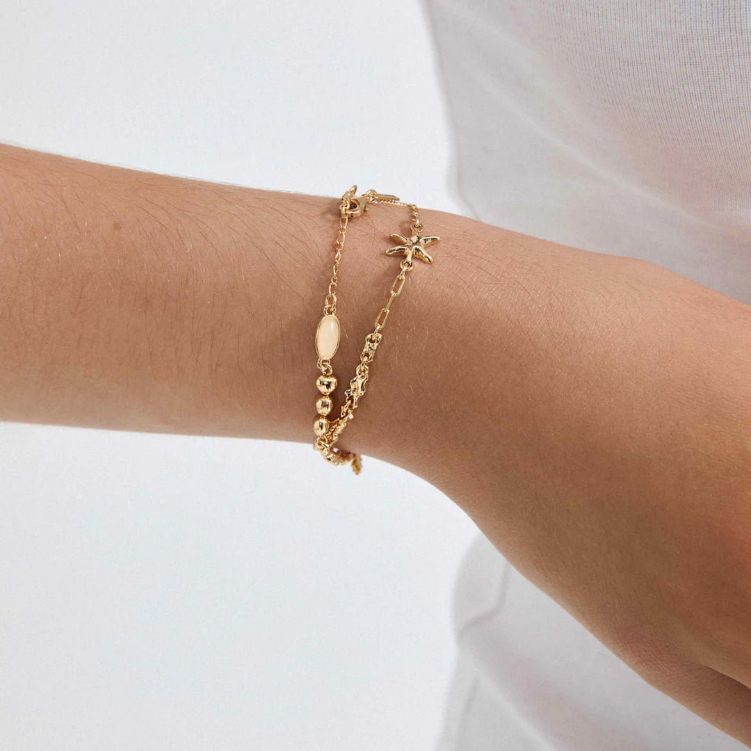 PILGRIM - PRISM BRACELET GOLD-PLATED - GOLD PLATED