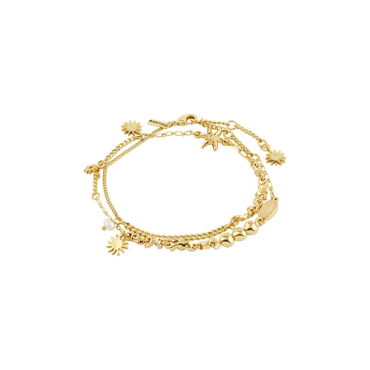 PILGRIM - PRISM BRACELET GOLD-PLATED - GOLD PLATED