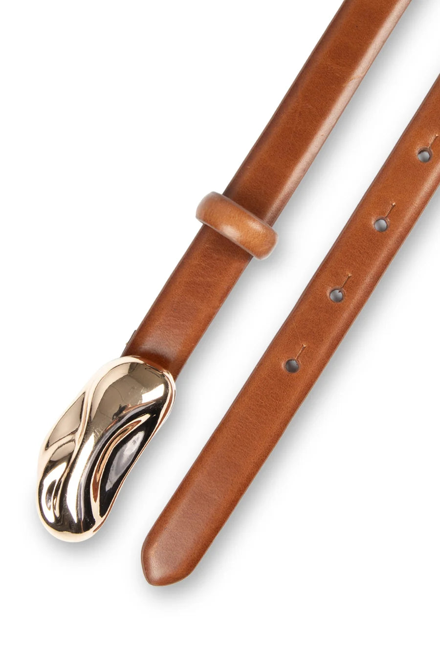 TRIBAL - WOMEN'S ORGANIC PLAQUE WITH SLIDING LOOP BELT