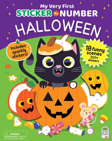 My Very First Sticker by Number Halloween