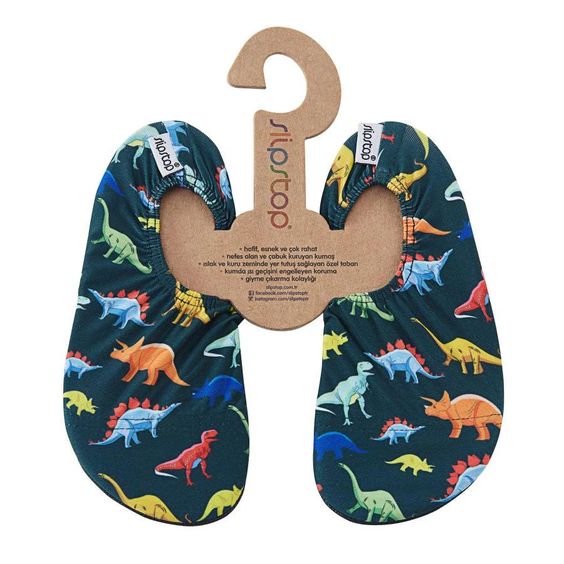 SLIPSTOP- KIDS DINO WATER SHOES
