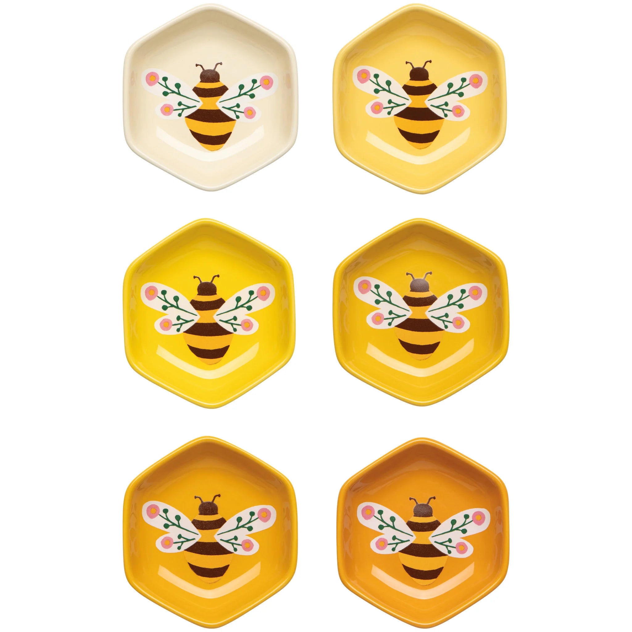 DANICA - PINCH BOWL SET/6 BEE GARDEN