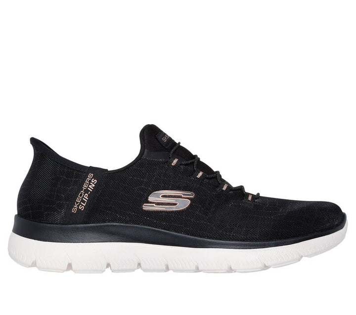 SKECHERS- WOMEN'S SUMMITS CLASSY NIGHT SLIP-INS SNEAKER