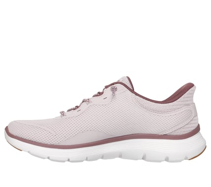 SKECHERS-  WOMEN'S FLEX APPEAL MESH KNOTTED BUNGEE SLIP-IN SHOE