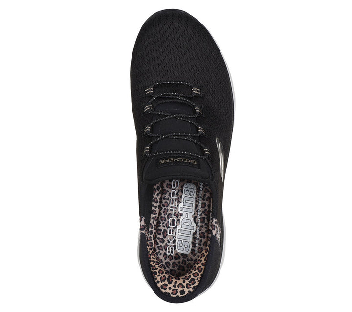 SKECHERS- WOMEN'S SUMMITS - LEOPARD SNEAKER