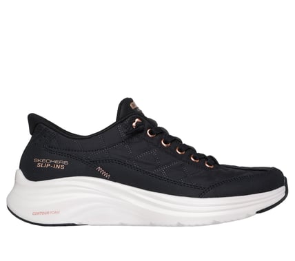 SKECHERS- WOMEN'S CONTOUR FOAM FIT KNOTTED BUNGEE SLIP-IN SHOE