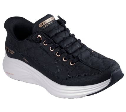 SKECHERS- WOMEN'S CONTOUR FOAM FIT KNOTTED BUNGEE SLIP-IN SHOE