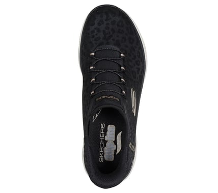 SKECHERS-  WOMEN'S ARCH FIT SUMMITS LUXE LEOPARD SLIP-IN SHOES