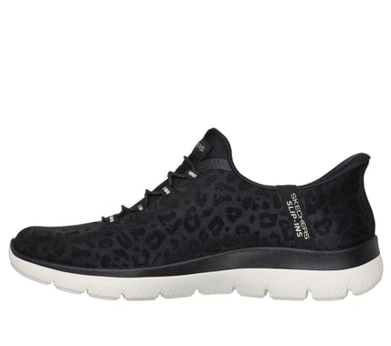 SKECHERS-  WOMEN'S ARCH FIT SUMMITS LUXE LEOPARD SLIP-IN SHOES