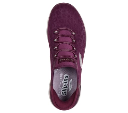 SKECHERS-  WOMEN'S ARCH FIT SUMMITS LUXE LEOPARD SLIP-IN SHOES