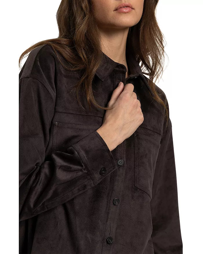 SANCTUARY - WOMENS IVY SUEDE SHIRT