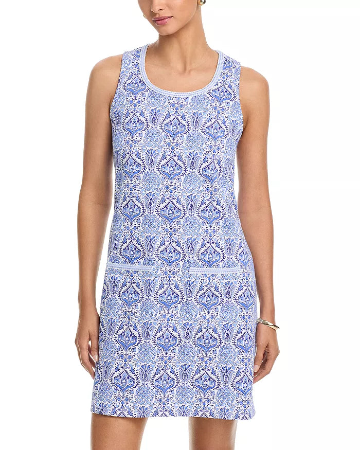 TOMMY BAHAMA - DARY NOBLE PINEAPPLE S/L DRESS