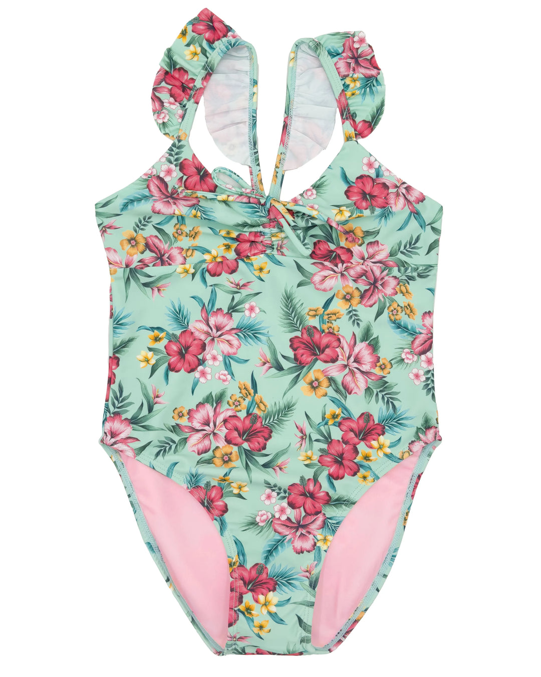 FEATHER 4 ARROW - KIDS IN A CINCH ONE-PIECE SWIMSUIT 