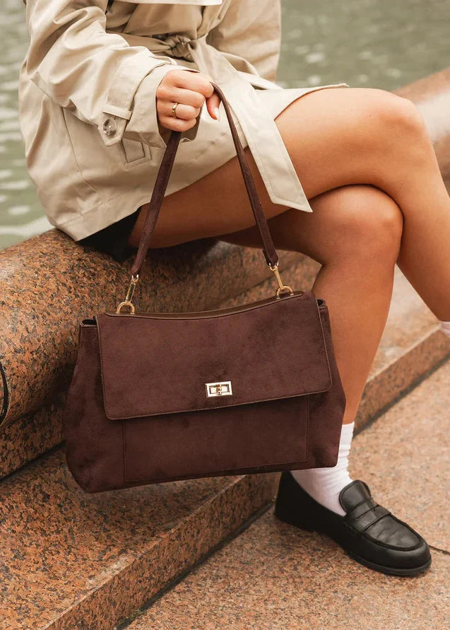 LOUENHIDE - ARDEN SUEDE SHOULDER BAG
