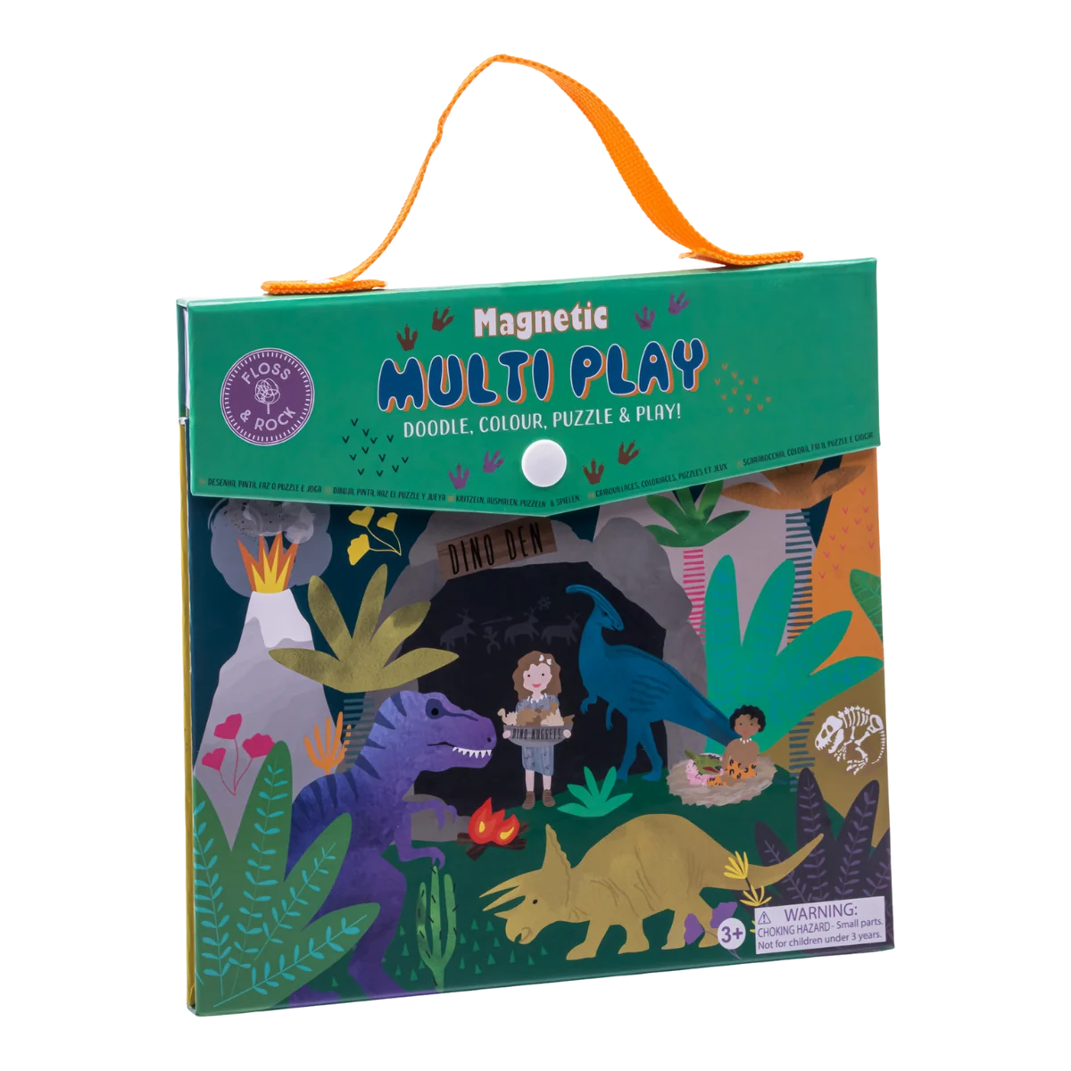 FLOSS & ROCK - DINO MAGNETIC MULTIPLAY