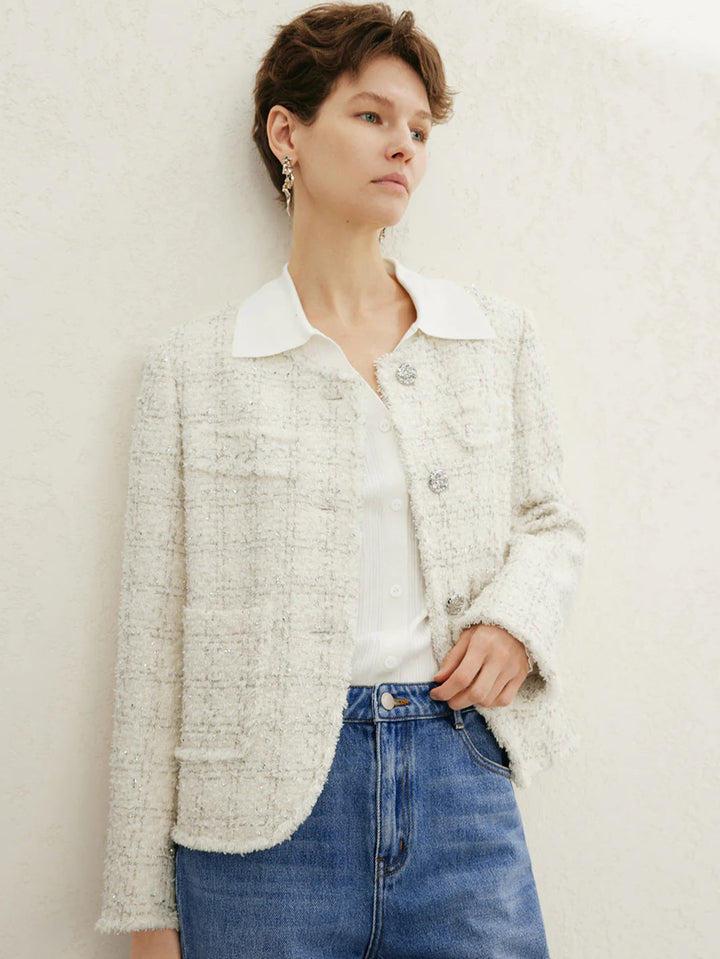 MEILLEUR - Tiny Shiny Tweed Jacket #5F1211361