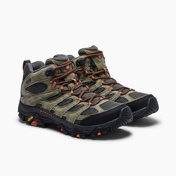 MERRELL- MEN'S MOAB 3 MID WP HIKING BOOT OLIVE