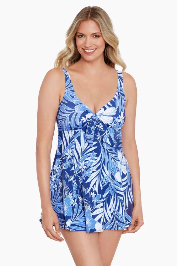 PENBROOKE- WOMEN'S IN MY BLUES SWIM DRESS