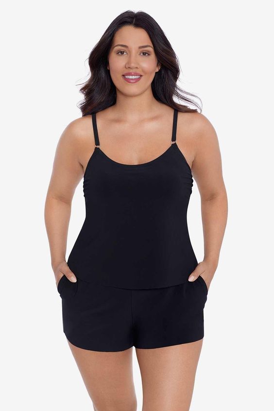 TRIMSHAPER- WOMEN'S 1PC FARRAH SWIMSUIT