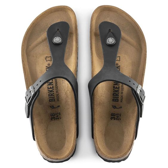 BIRKENSTOCK- WOMEN'S GIZEH OILED LEATHER SANDAL